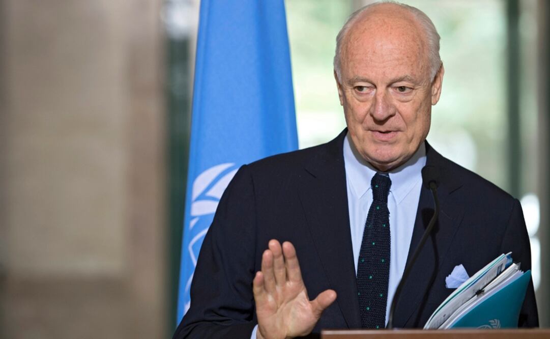 El enviado especial de las Naciones Unidas para Siria, Staffan de Mistura  (Foto: EFE)