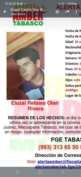 Reporte de desaparecido