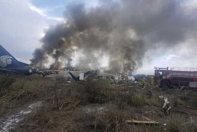 Siguen hospitalizados 25 pasajeros de accidente aéreo, informan autoridades de salud