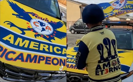 América: Aficionado tunea su camioneta en honor a las Águilas; así presume el tricampeonato