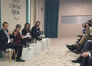 Subsecretario de Comercio Exterior se reúne con empresas en Foro Económico Mundial de Davos; les presenta el Plan México