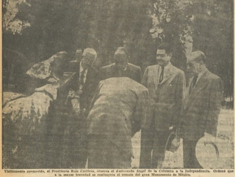 La caída del Ángel de la Independencia y otras historias del terremoto de 1957