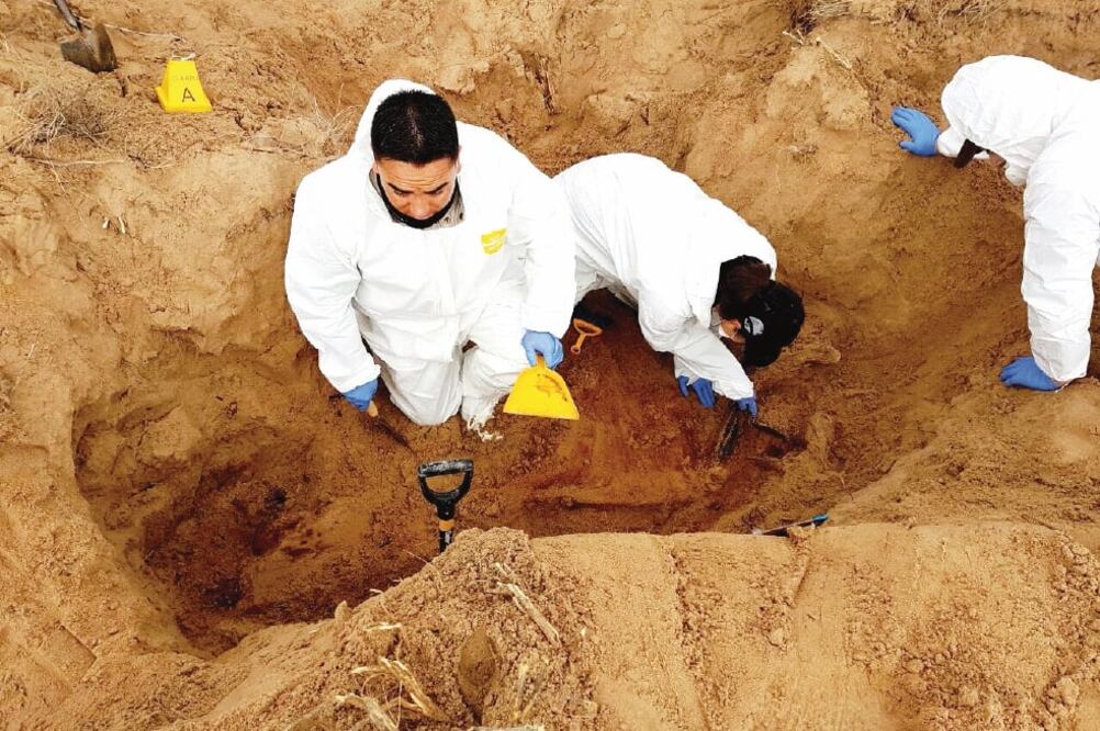 Residentes de El Largo señalaron que en la zona habría por lo menos 100 cuerpos de integrantes de grupos delictivos y de víctimas de secuestro (FISCALÍA GENERAL DE CHIHUAHUA)