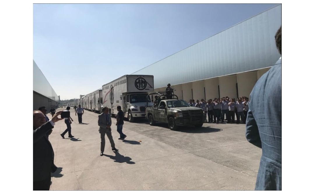 Se comenzó a distribuir las boletas esta mañana. Foto: Twitter @CiroMurayamaINE