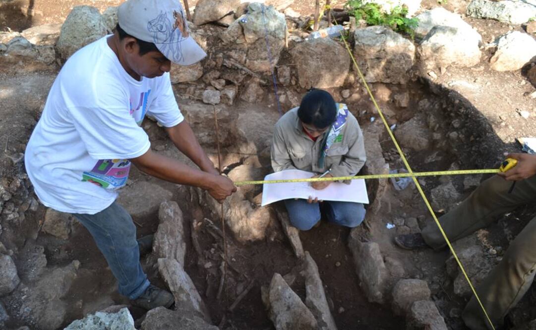 Entre los materiales que se han podido rescatar destacan objetos cerámicos, de jadeíta y serpentina, metal, concha y hueso; también restos de estructuras. (FOTO: INAH)