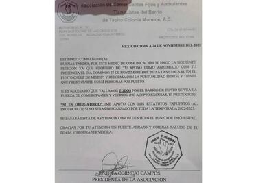 "Serás descansado por toda la temporada"; comerciantes de Tepito denuncian que son obligados a acudir a marcha de AMLO