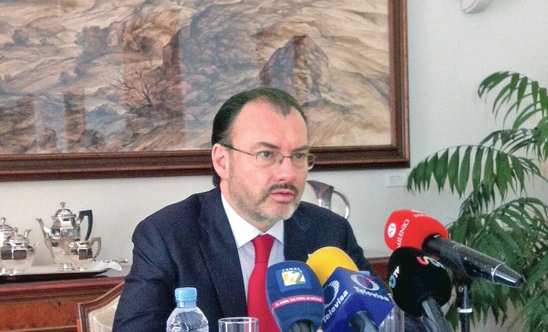 El canciller mexicano, Luis Videgaray, señaló que el objetivo es que si un país quiere salir no sea por la decisión de un solo presidente. LUIS MÉNDEZ. EL UNIVERSAL