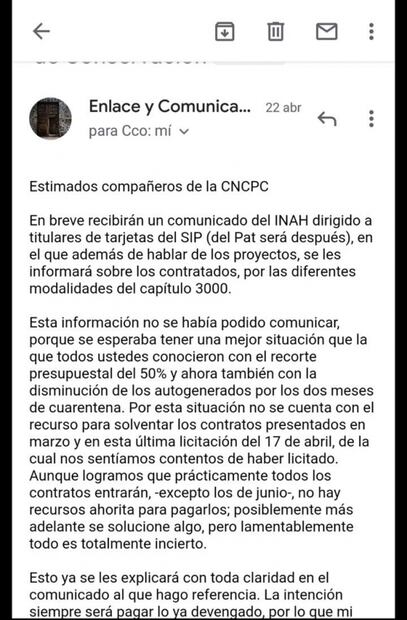 INAH aclara que habrá nuevos contratos para Capítulo 3000 