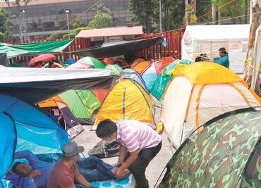 Convoca CNTE a otro bloqueo en San Lázaro