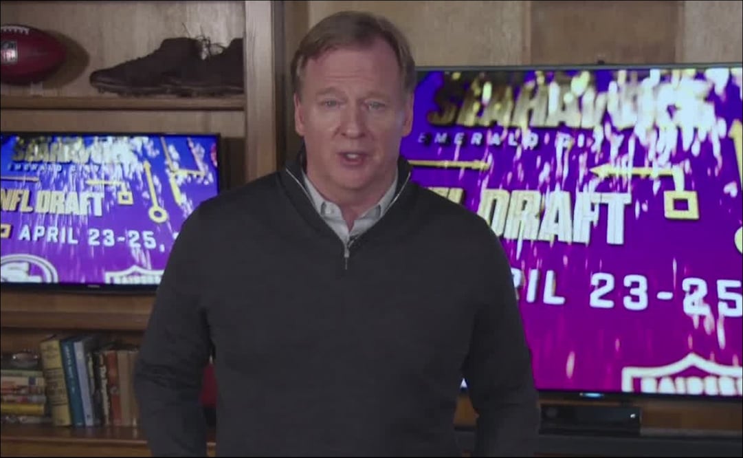 Roger Goodell, comisionado de la NFL. Foto: AP