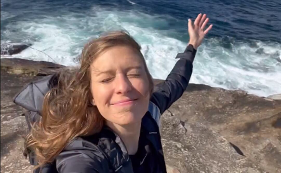 Andrea Trega, mencionó en su video que realizó el viaje para cumplir uno de sus sueños. Foto: Tomada de Instagram @andreatrega