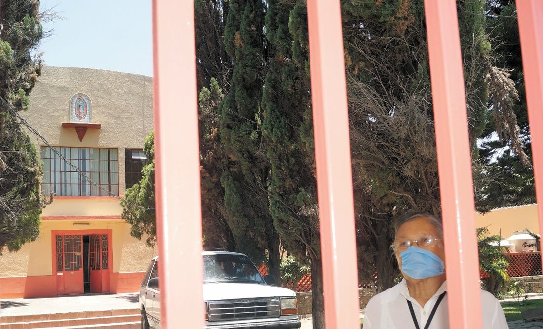 En la Casa-Hogar Tepeyac para adultos mayores nadie entra y sale; sus 30 moradores llevan más de 40 días resguardados por la contingencia de salud. Foto: XÓCHITL ÁLVAREZ. EL UINVERSAL