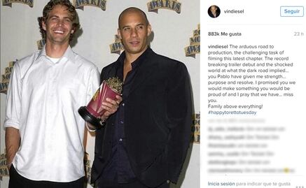 La promesa de Vin Diesel a Paul Walker