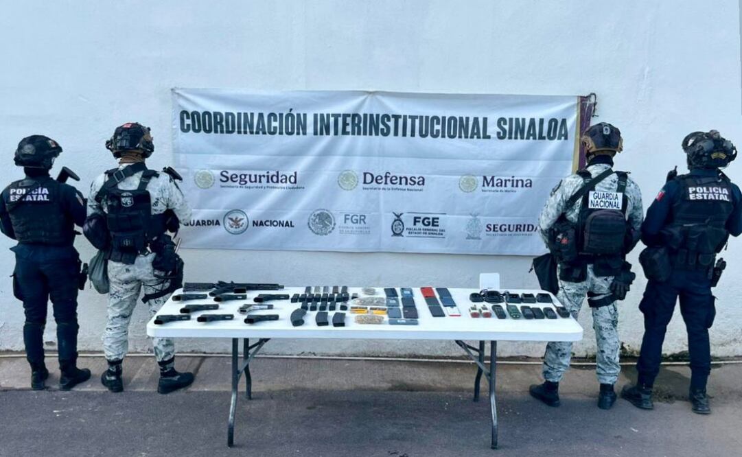 Realizan nuevo operativo sorpresa en penal de Culiacán y encuentran 9 armas de fuego. Foto: Especial.