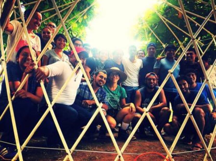 Yurts: Solidarity PVC houses 