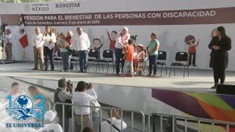 Arranca AMLO programa para personas con discapacidad en Guerrero