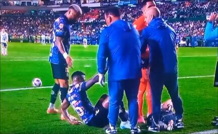 Jugadores del América protagonizan fuerte discusión en pleno juego ante León