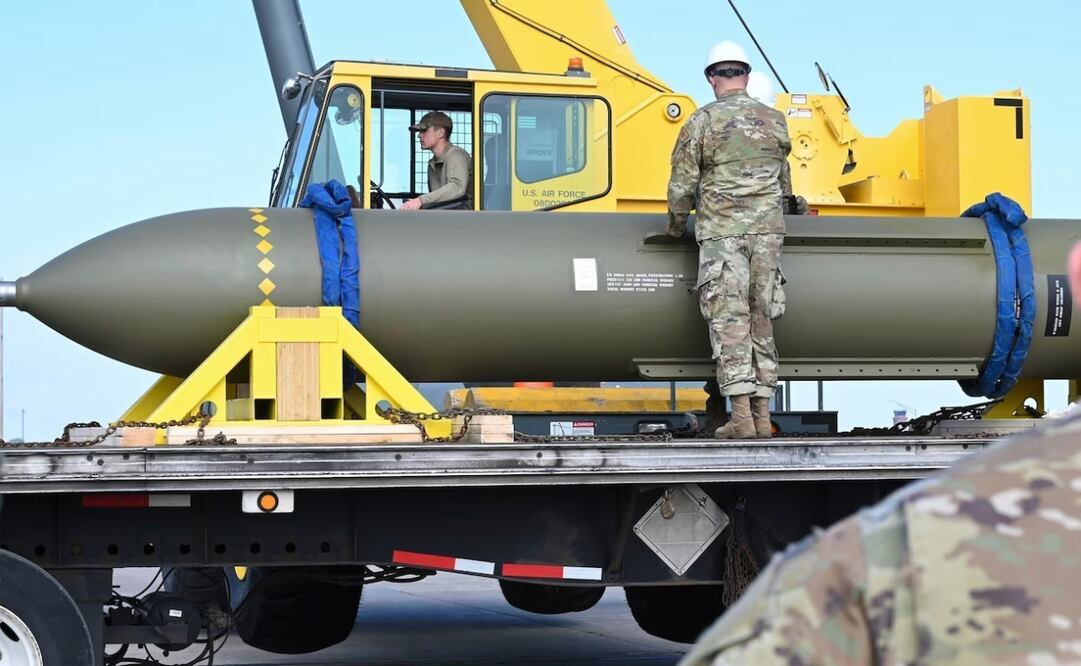 Diseñada para perforar concreto y roca, esta arma representa el máximo avance de Estados Unidos en el combate a instalaciones subterráneas
Foto: Especial/ Washington Post