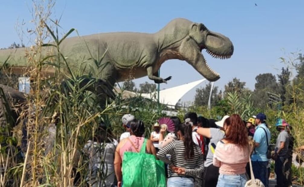 Así puedes llegar a Iztapasauria, el parque de los dinosaurios en Iztapalapa
