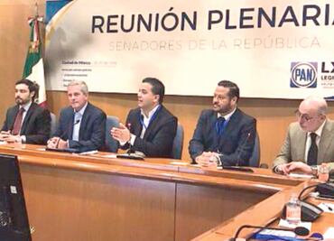Senadores electos del PAN realizan plenaria