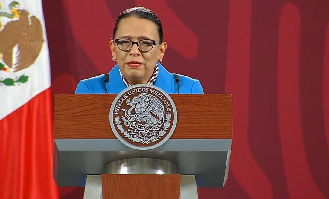 En el Salón Tesorería se dio una conferencia de prensa del Gabinete de Seguridad. Foto: Captura de pantalla