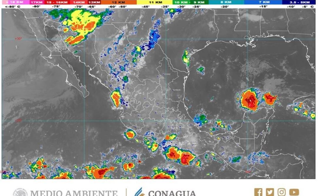 Foto: Tomada de Twitter de @conagua_clima