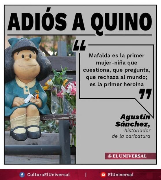 "Bajo la máscara del humor, Quino reflexionó sobre la condición humana"