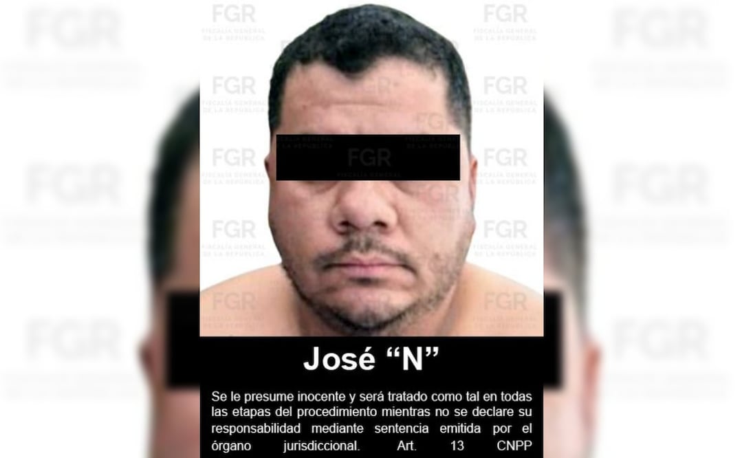 José Elías Celis Contreras, “El Chipo”. Foto: Fiscalía General de la República (FGR).