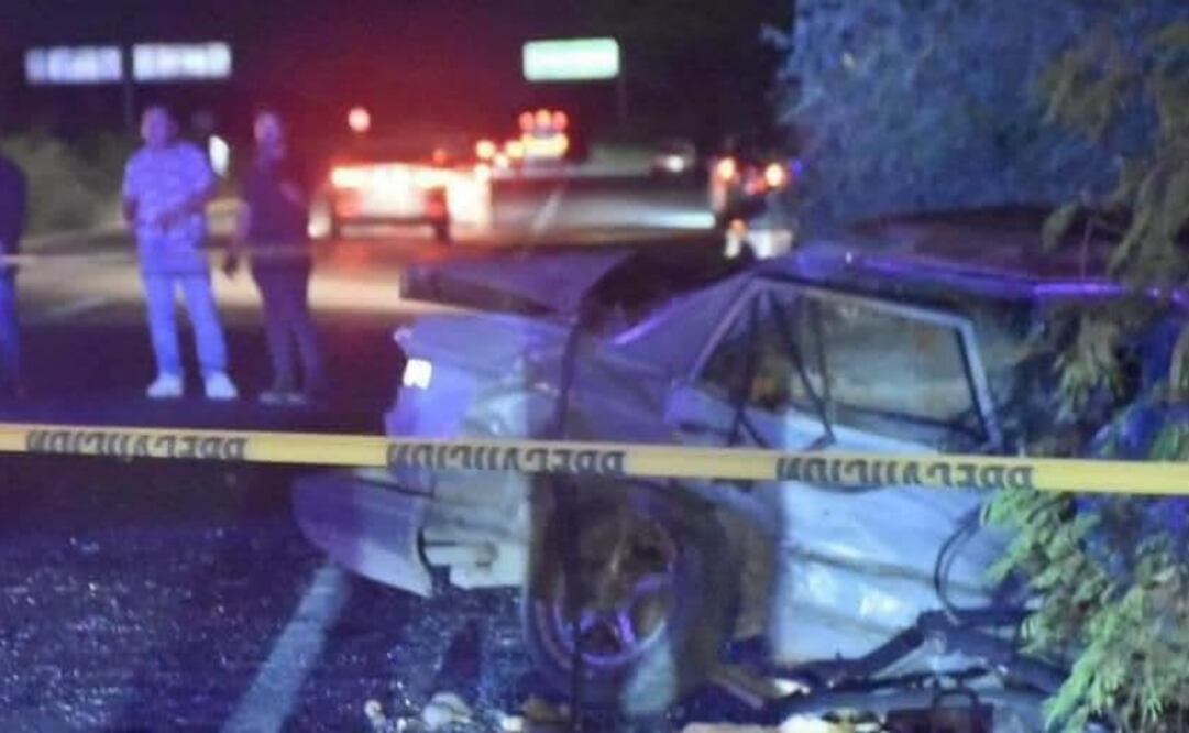 Los reportes policiacos indican que la mujer fallecida conducía un vehículo Tsuru acompañada de su esposo. Foto Especial/El Universal