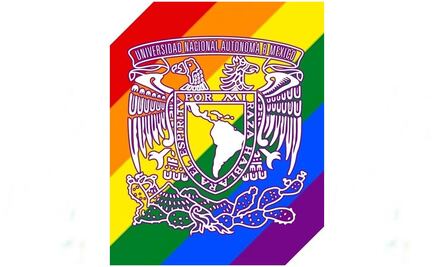 UNAM se "pinta" con los colores de la comunidad LGBT+ y genera polémica