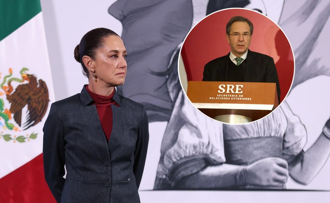 Claudia Sheinbaum confirma que Esteban Moctezuma se queda como embajador de México en Estados Unidos. Foto: Diego Simón y Germán Espinosa / EL UNIVERSAL