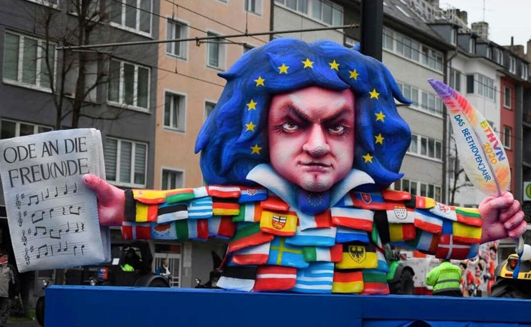 La "Oda a la alegría" es el himno de la Unión Europea. Foto: Getty Images vía BBC