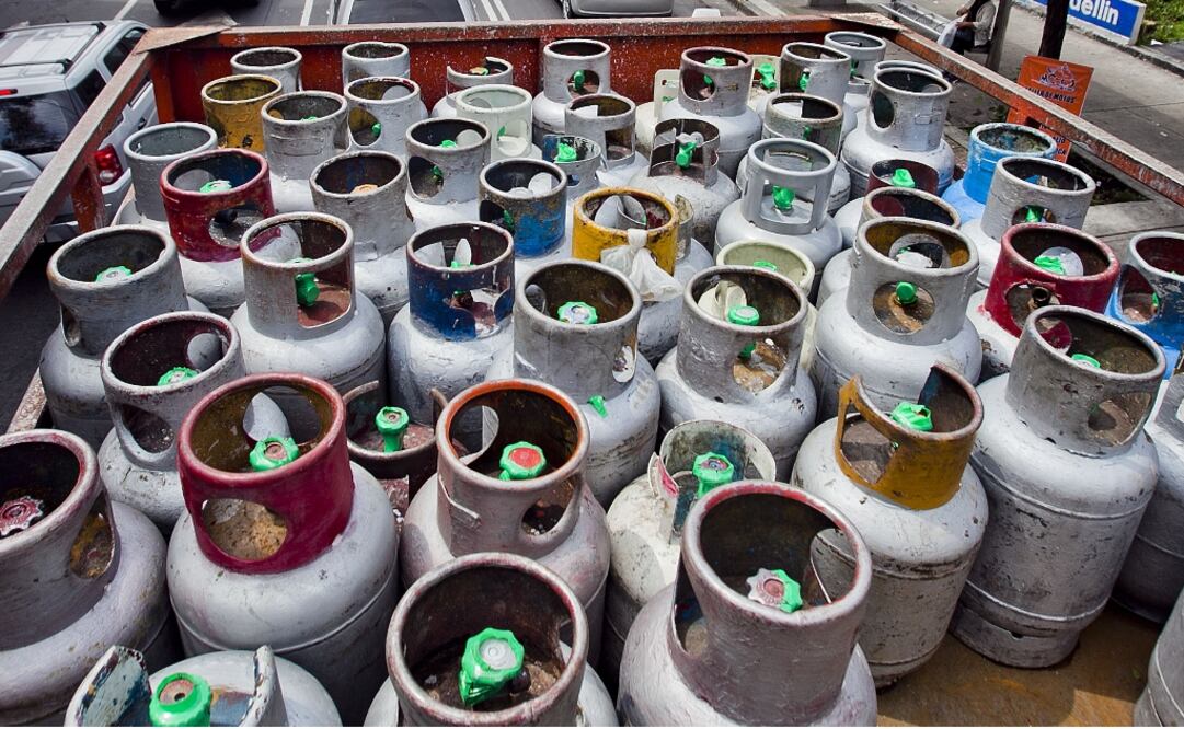 Truck with LP gas tanks – Photo: Yadin Xolalpa/EL UNIVERSAL