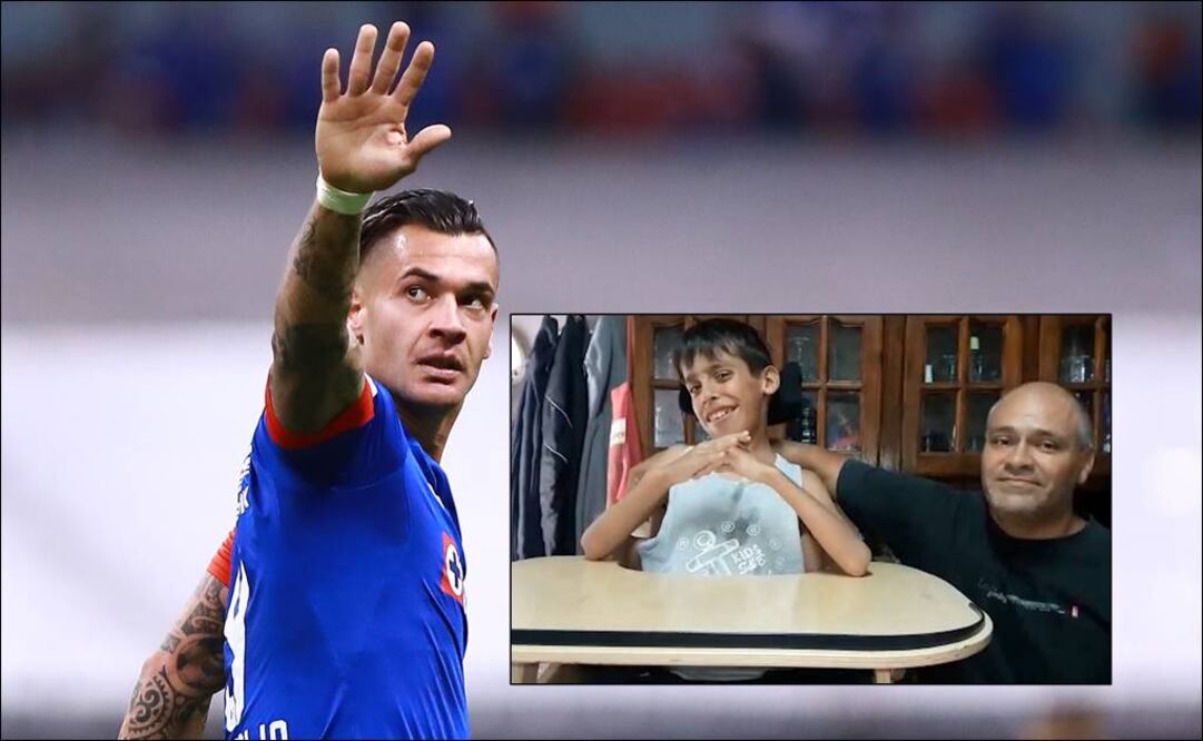 Milton Caraglio, delantero de Cruz Azul. Foto: Especial