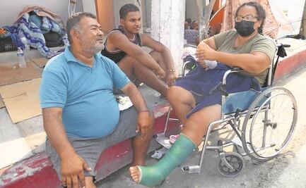 Migrantes exigen libre tránsito en el país