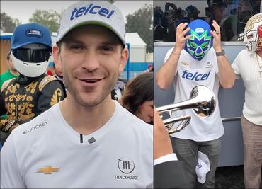 Así llegó Daniel Suárez al Autódromo Hermanos Rodríguez; tacos, mariachi y lucha libre