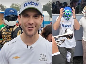 Así llegó Daniel Suárez al Autódromo Hermanos Rodríguez; tacos, mariachi y lucha libre
