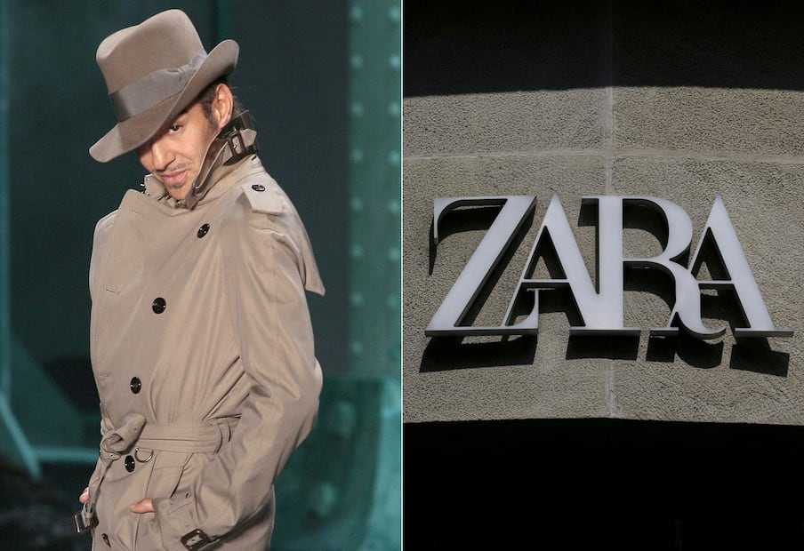 John Galliano llega a Zara y la moda no vuelve a ser la misma. Foto: AFP