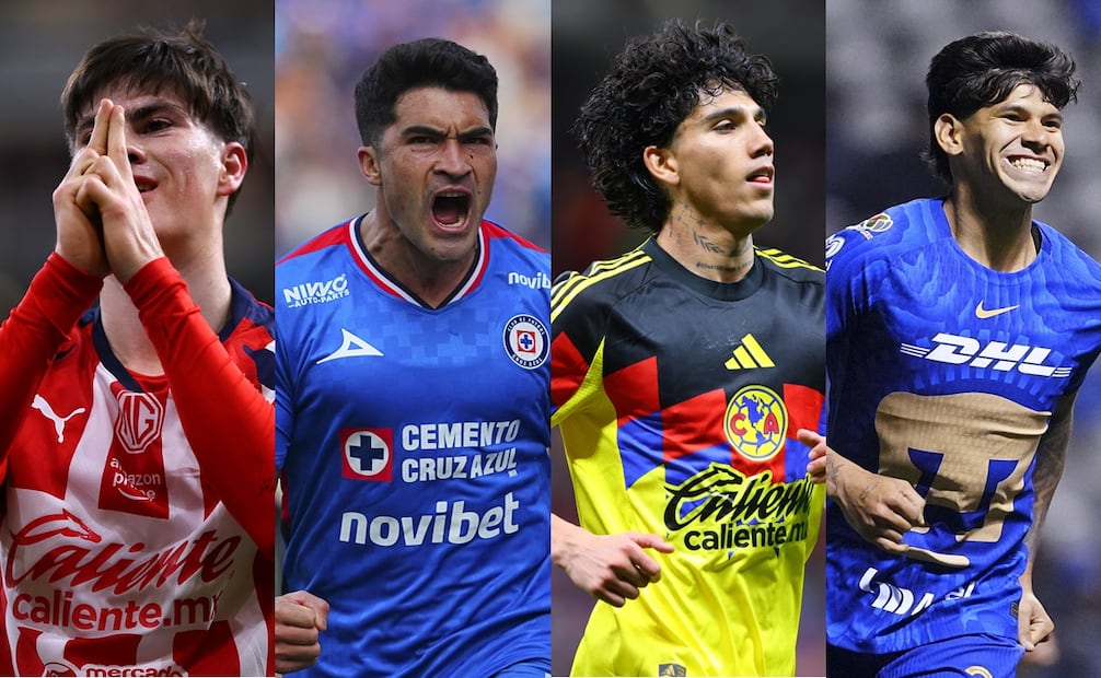Chivas, Cruz Azul, América y Pumas en la fase regular del Clausura 2026 - Fotos: Imago7