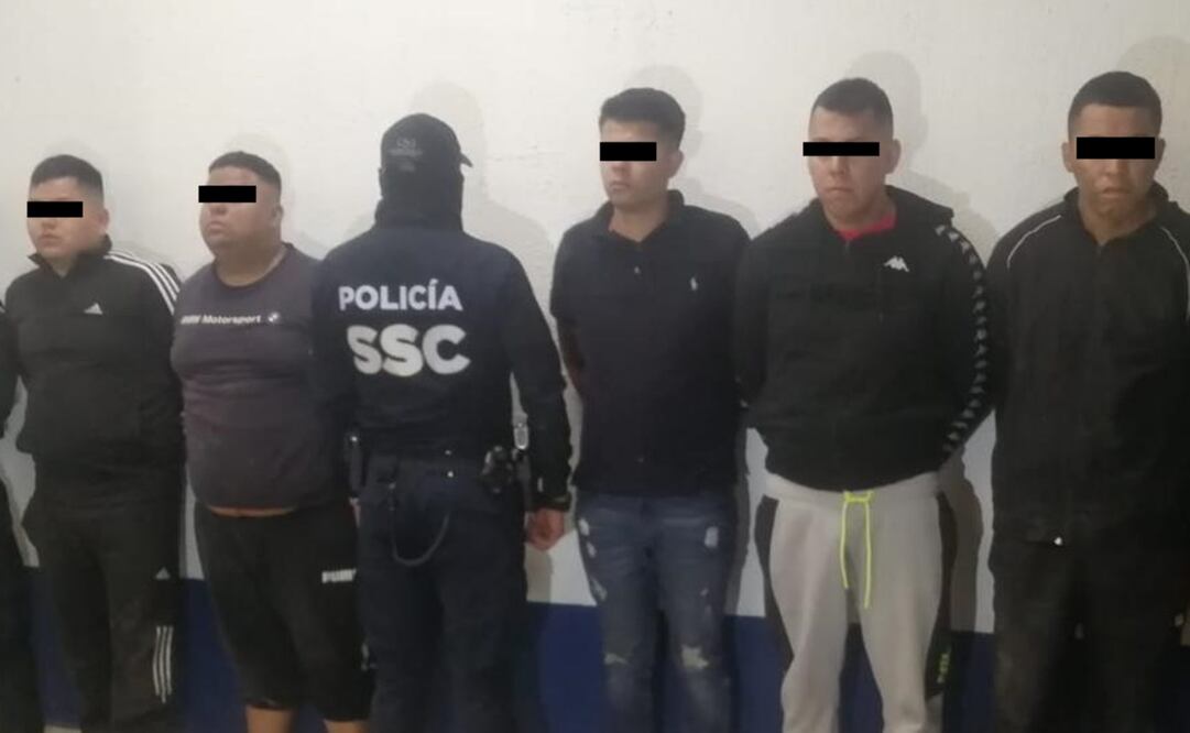 Los sujetos fueron trasladados a la Fiscalía General de Justicia (FGJ) para el inicio de la carpeta de investigación correspondiente. Foto: Especial 