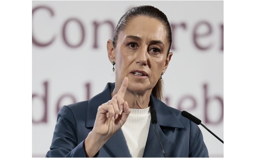 La presidenta Claudia Sheinbaum habla sobre el Grito de Independencia que dio el pasado 15 de septiembre.Foto: EFE.