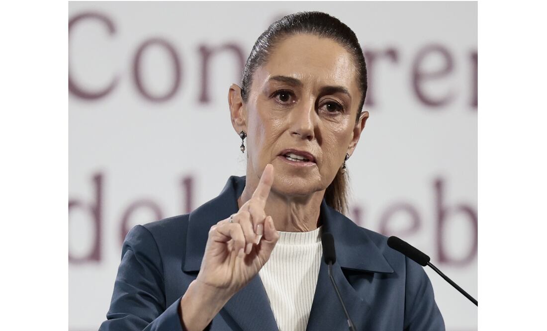 La presidenta Claudia Sheinbaum habla sobre el Grito de Independencia que dio el pasado 15 de septiembre.Foto: EFE.