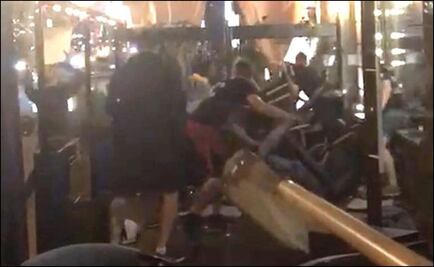 Video. Ultras ucranianos agreden a aficionados del Liverpool