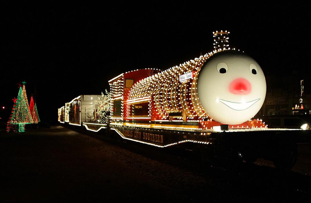 El Tren Navideño que visitará la CDMX proviene de Kansas City. / Crédito: Facebook Union Station Kansas City Inc. / Facebook Kcs Mexico "Tren Navideño"