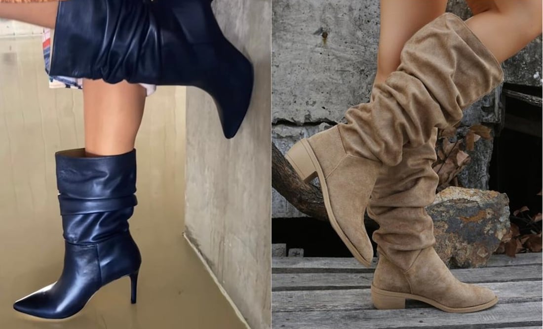 Las botas slouchy se encuentran entre las favoritas para el invierno / Foto: Instagram @reginaromeromx / Shein