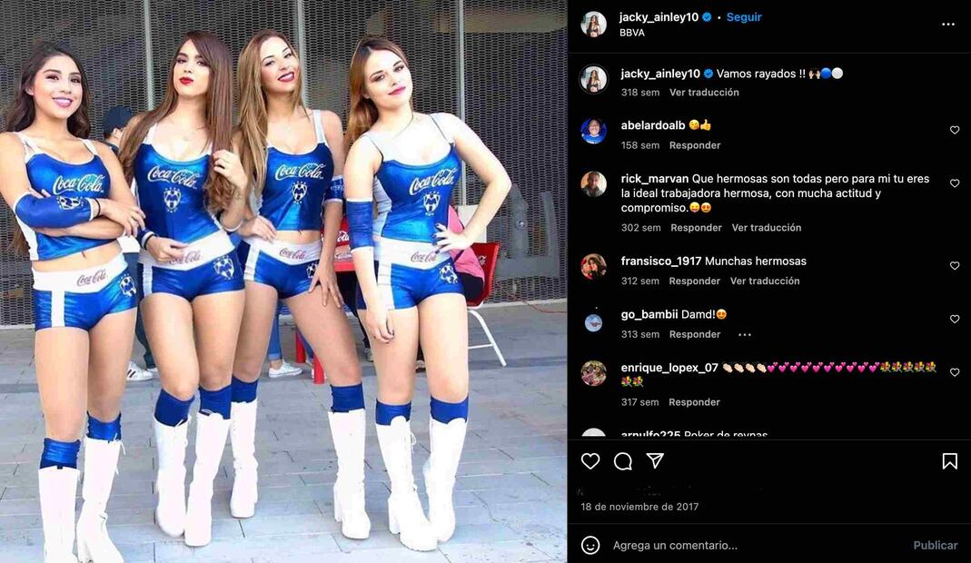 Jaquelin Ainley, "chica del clima" de Monterrey. / Foto: Instagram.