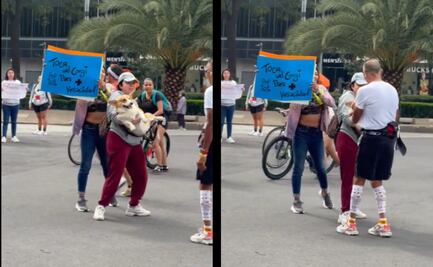 Maratón CDMX 2024: Perrito corgi roba corazones y las redes sociales