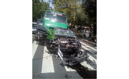 Carambola en Lomas de Chapultepec deja 3 personas lesionadas