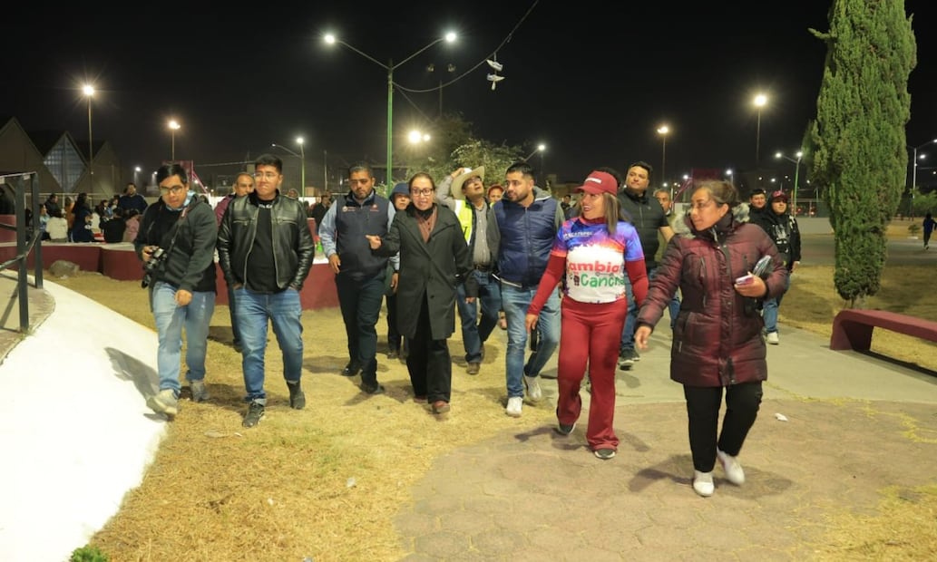 La presidenta municipal, Azucena Cisneros Coss, precisó que este Sendero consta de 370 metros lineales. Foto: Especial
