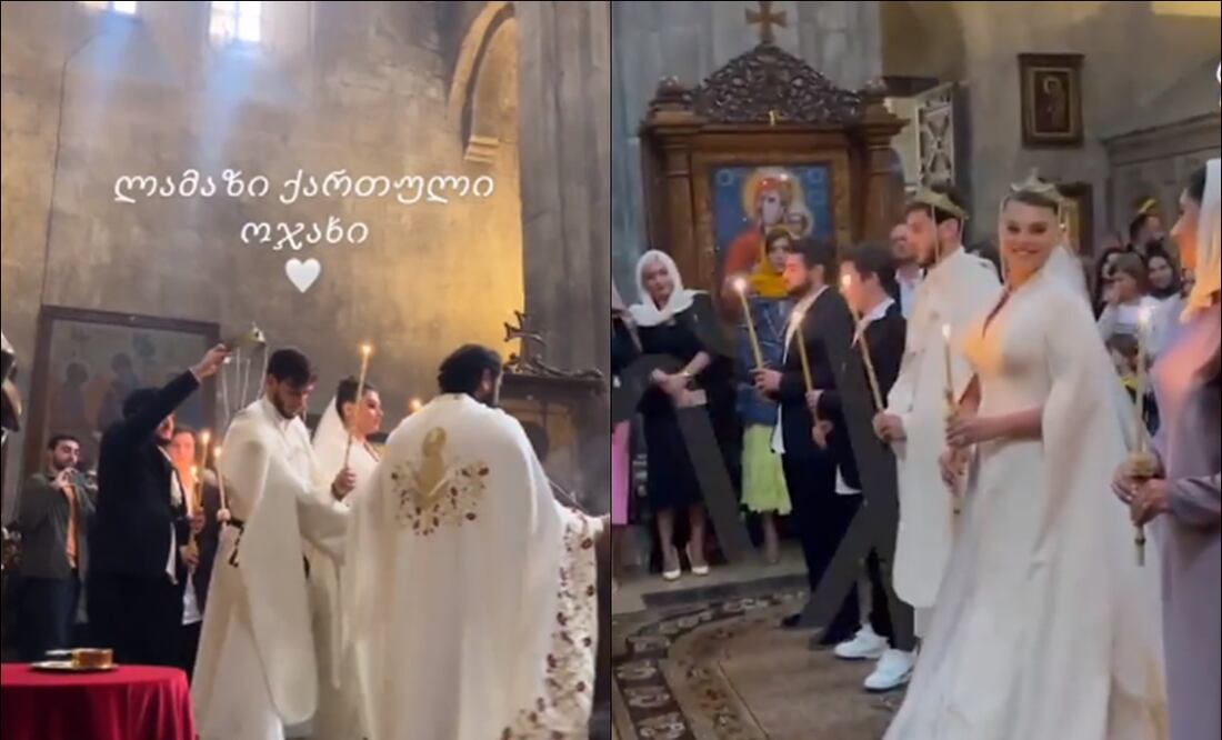 Khvicha Kvaratskhelia y su boda ortodoxa / Foto: Especiales